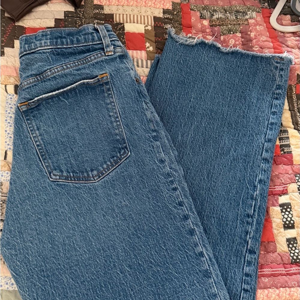 Abercrombie & Fitch Medium Blue Women's Straight Leg Jeans